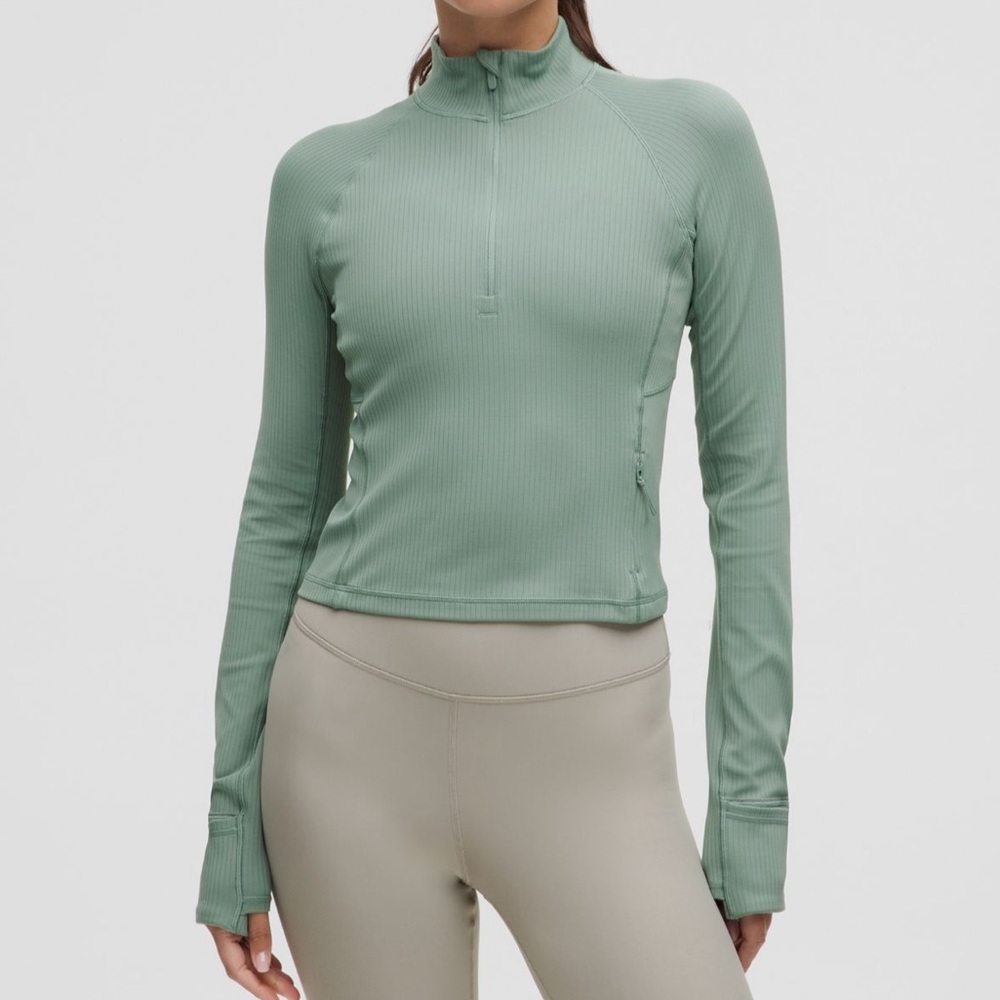 lululemon athletica Green Long Sleeve Top
